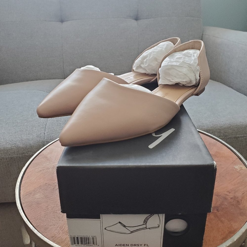 Banana Republic Nude D'orsey Leather Pumps SZ 8.5